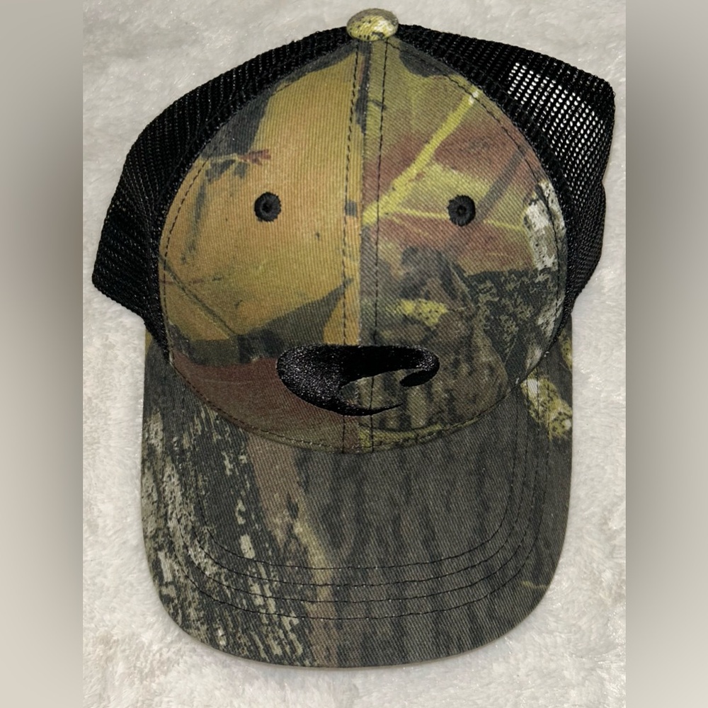 Costa Del Mar Camouflage Mesh Hat For Hunting Fishing